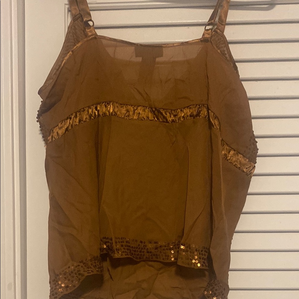 New with tags Lane Bryant Gold Sequin Women's Top - Picture 3 of 3
